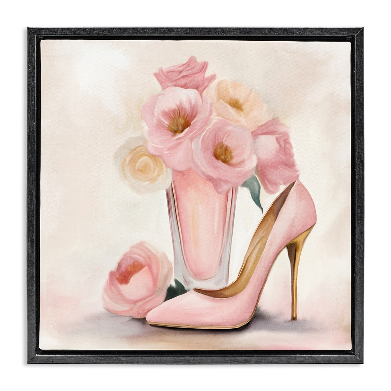 Stupell Industries Pink Beauty Bouquet Floating Frame, design by Kim Allen
